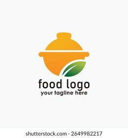 cauldron and food logos, traditional cooking logos
