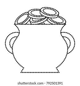 cauldron full of coins treasure image