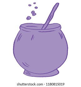 Cauldron Halloween Vector