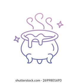Cauldron icon clean and modern vector illustration