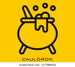 Cauldron icon signs