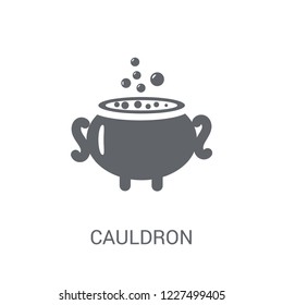 Cauldron icon. Trendy Cauldron logo concept on white background from Fairy Tale collection. Suitable for use on web apps, mobile apps and print media.