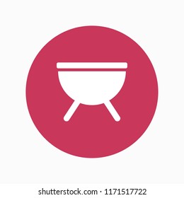 cauldron icon vector