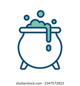 cauldron icon vector design template in white background