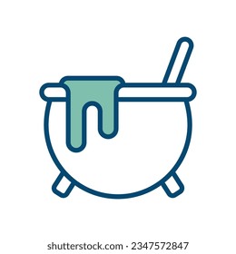 cauldron icon vector design template in white background