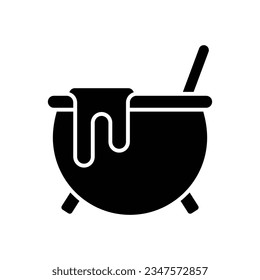 cauldron icon vector design template in white background