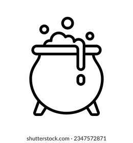 cauldron icon vector design template in white background