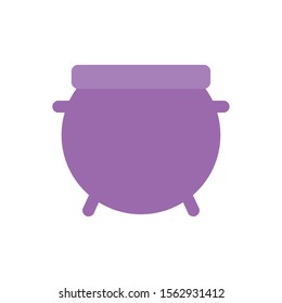 cauldron imagination mystery magic flat icon vector illustration