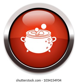 cauldron isolated vector icon