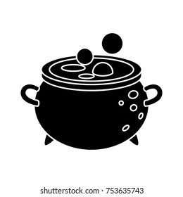 cauldron isolated vector icon