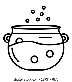 Cauldron also known as halloween food 
