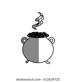 cauldron with money icon