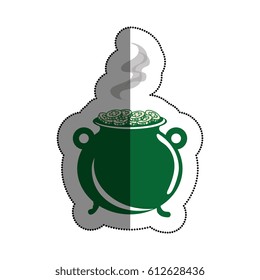 cauldron with money icon