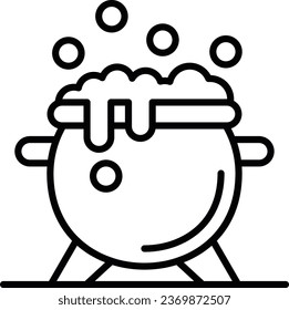 Cauldron Pixel Perfektes Detailsymbol