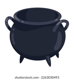 cauldron pot empty isolated icon