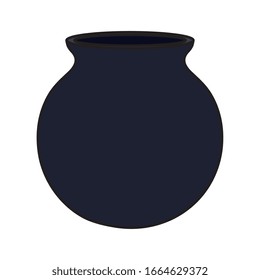 cauldron pot traditional isolated icon vector illustration designicon