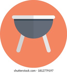 icono de color plano del vector cauldron 