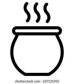 Cauldron Vector Icon
