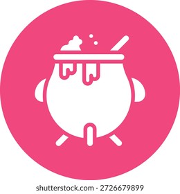 Ilustração de design de ícone de vetor de caldeirão