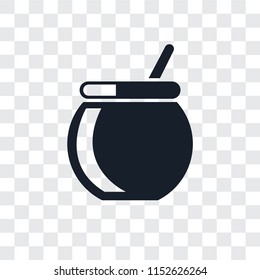 Cauldron vector icon isolated on transparent background, Cauldron logo concept