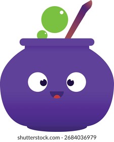 ilustração de vetor de caldeirão para carregar aplicativos