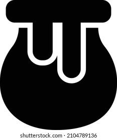 cauldron Vector illustration on a transparent background. Premium quality symbols. Glyphs  vector icon for concept and graphic design.