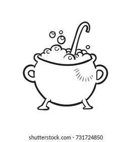 cauldron vector witchcraft
