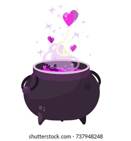 cauldron weapons of a witch cartoon