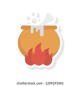 cauldron   witch   boiling  