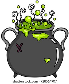Cauldron witches potion
