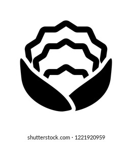 Cauliflower icon. Trendy Cauliflower logo concept on white background from Fruits and vegetables collection. Suitable for use on web apps, mobile apps and print media.