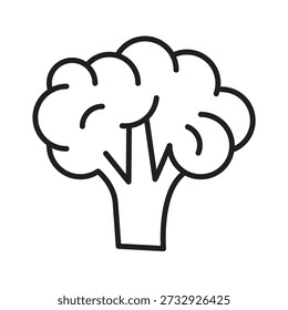 Cauliflower Vegetable Icon, Organic Cauliflower Vector..eps