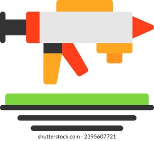 Caulk Flat Icon Vector Design