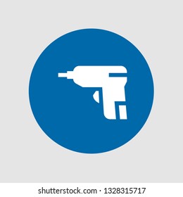  Caulk gun icon. Editable  Caulk gun icon for web or mobile.