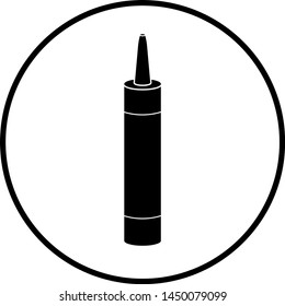 caulk sealer cartridge bottle symbol