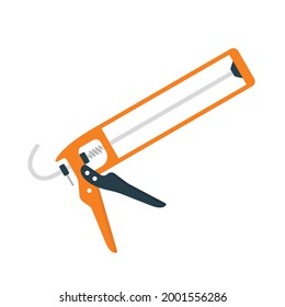 Caulking Gun. Silicone Gun. Construction Tool.