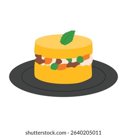 Causa, a typical peruvian food dish, Causa limena - Traditional Peruvian Food