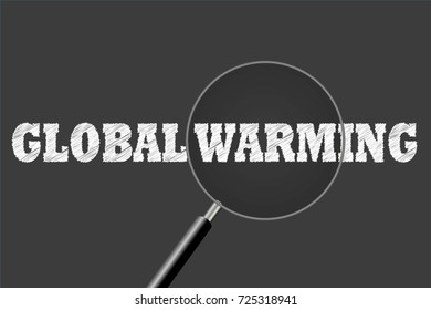 CAUSES BEHIND GLOBAL WARMING TEXT GRAPHIC