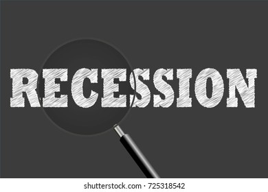 CAUSES BEHIND RECESSION TEXT GRAPHIC