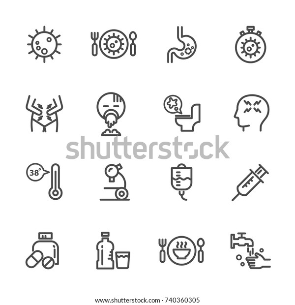 Causes Symptoms Norovirus Infection Treatment Vector Stock Vector ...
