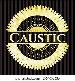Caustic golden badge