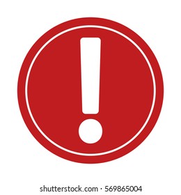 caution advice stop sign road vector illustration eps 10