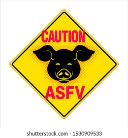 Caution, African swine control area