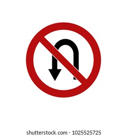 Caution arrow road sign icon