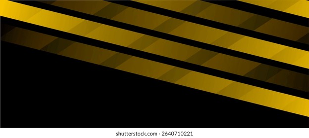 Caution background with slanted black and yellow stripes. Danger, stop or safety print. Hazard, forbidden or warning banner. Warning, restricted or emergency sign.vector eps 10.