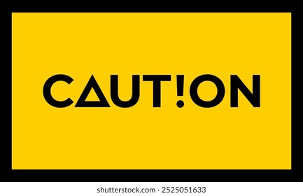 Caution Board, Hazard warning attention sign, Yellow warning, danger sign, Caution sign, Exclamation sign