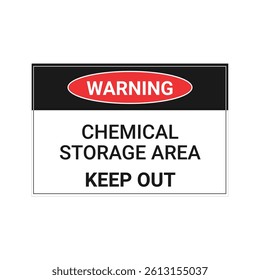 Caution Chemical Storage - Keep Out