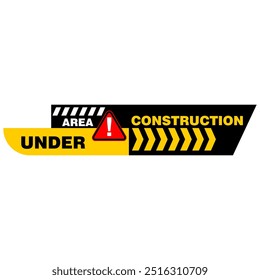 Cuidado, Zona de construção, sinal vetor