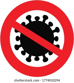 Caution Coronavirus Stop Outbreak Danger Public