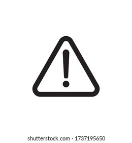 Caution, danger, attention, exclamation icon vector